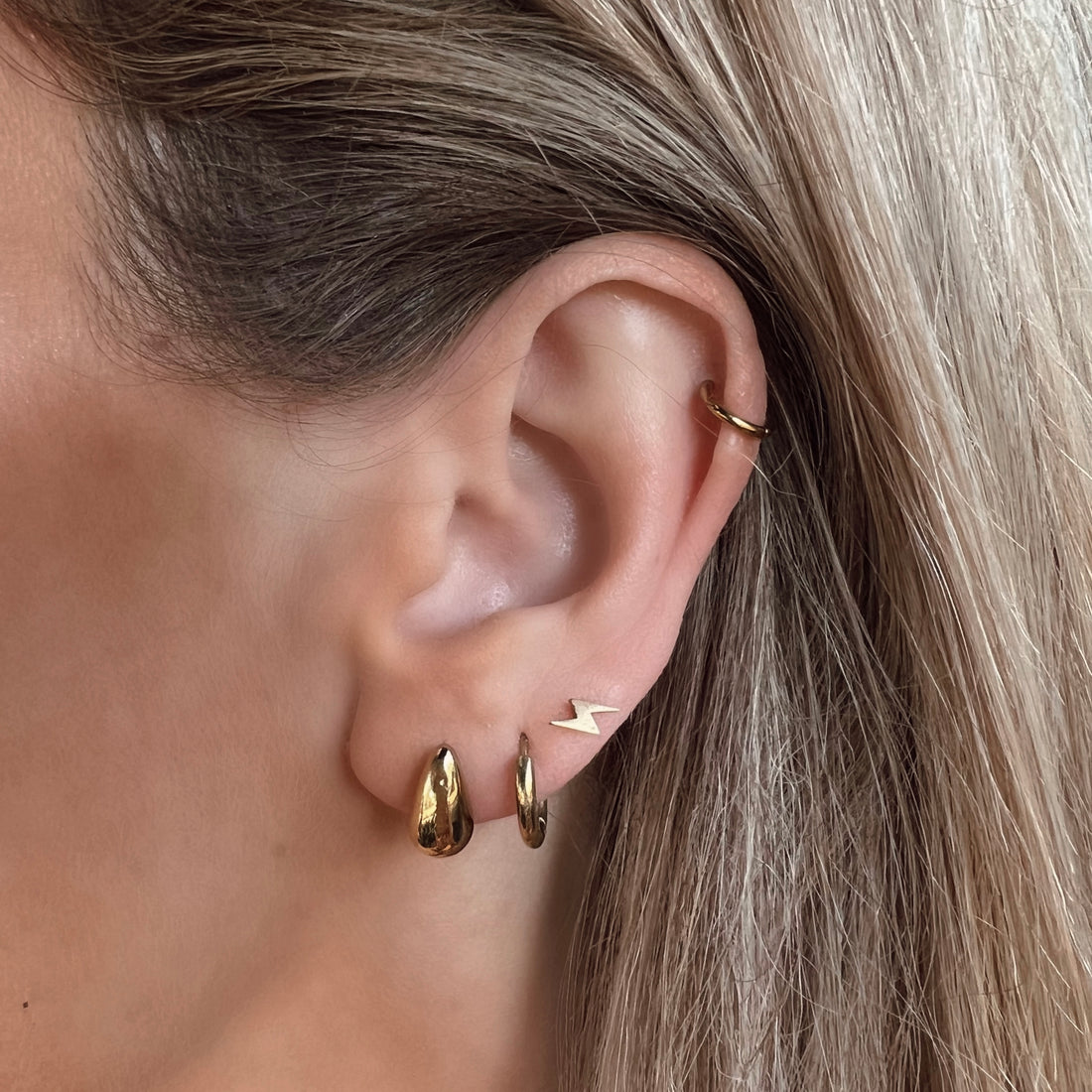 Teardrop earrings small