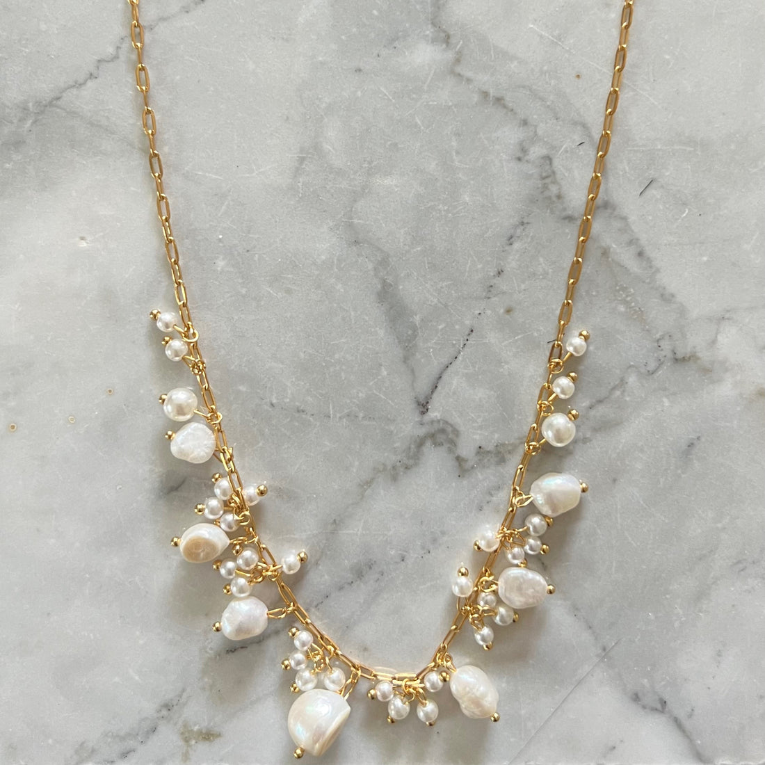 Sea of pearls necklace